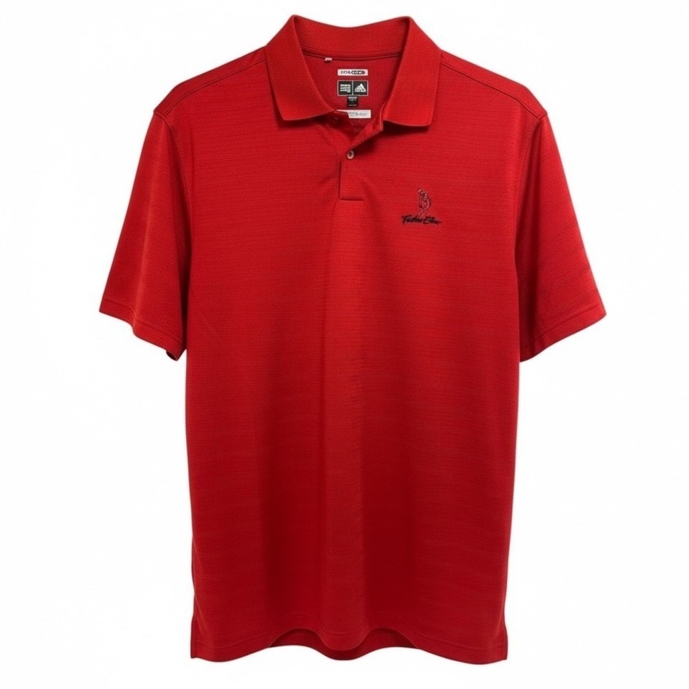 Adidas ClimaCool /Red Fiddlers Elbow c.C. Red Sz Large Polo Shirt (W36)